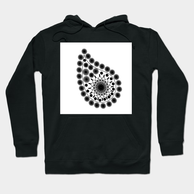 Graphic, geometric decorative, mandalas or henna design in vector. Hoodie by ikshvaku